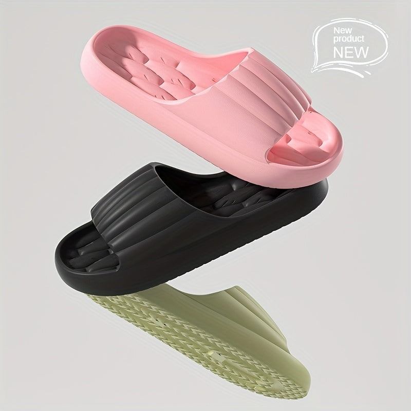 Uniseks EVA yumshoq taglikli shlyapa, sirpanmaydigan dush, plyaj va yengil sayohat uchun botinkalar