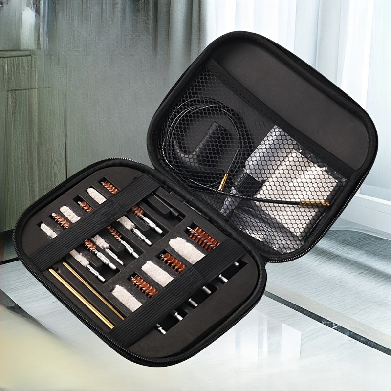 Gun Maintenance Tool Kit with Nylon Cleaning Brushes and Swabs for Firearm Cleaning