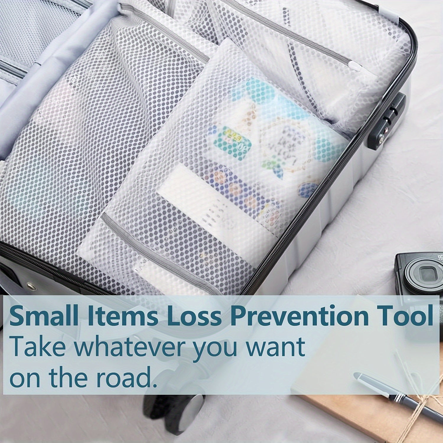 Laundry Bag for Sweaters and Underwear with Cleaning Net for Washing Machines