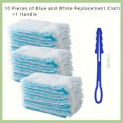 Elektrostatik chang olib tashlash cho'tkasi boshlariga mo'ljallangan polyester to'ldiruvchilar. 10 dona yoki 50 dona to'plamlarda mavjud. Kir yuvish xonalari, mebellar, avtomobillar, klaviaturalar va tozalash mahsulotlari uchun mos keladi. Qilmaydi