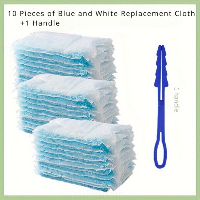 Elektrostatik chang olib tashlash cho'tkasi boshlariga mo'ljallangan polyester to'ldiruvchilar. 10 dona yoki 50 dona to'plamlarda mavjud. Kir yuvish xonalari, mebellar, avtomobillar, klaviaturalar va tozalash mahsulotlari uchun mos keladi. Qilmaydi