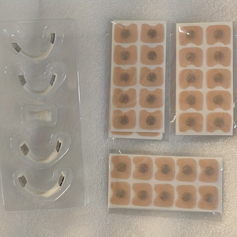 30 Ta'sirli Burun Parchalari, 4 Dilator, 1 Burun Parchasi Uskunasi - Quvvat yo'q, Hid yo'q