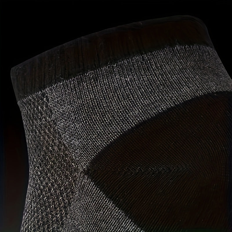 Мужские антибактериальные носки с разделённым пальцем и низким вырезом, 5 пар, дышащие летние носки