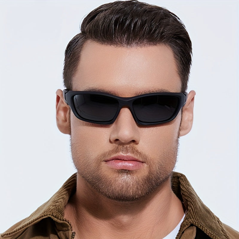 Unisex Polarized Sports Glasses for Hiking and Surfing 139mm Wide Frame TAC Lens