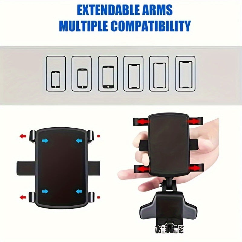 Universal avtomobil telefon uchun tutqich, panelga o'rnatish, navigatsiya va avtomobil foydalanishi uchun