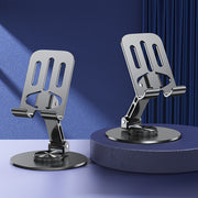 360° Rotating Iron Phone Stand for Live Streaming Video Recording Photography Tablets Smartphones