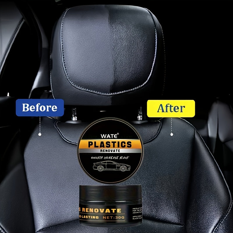 Auto Plastic Restoration Wax Crystal Clear Coating for Interior and Exterior