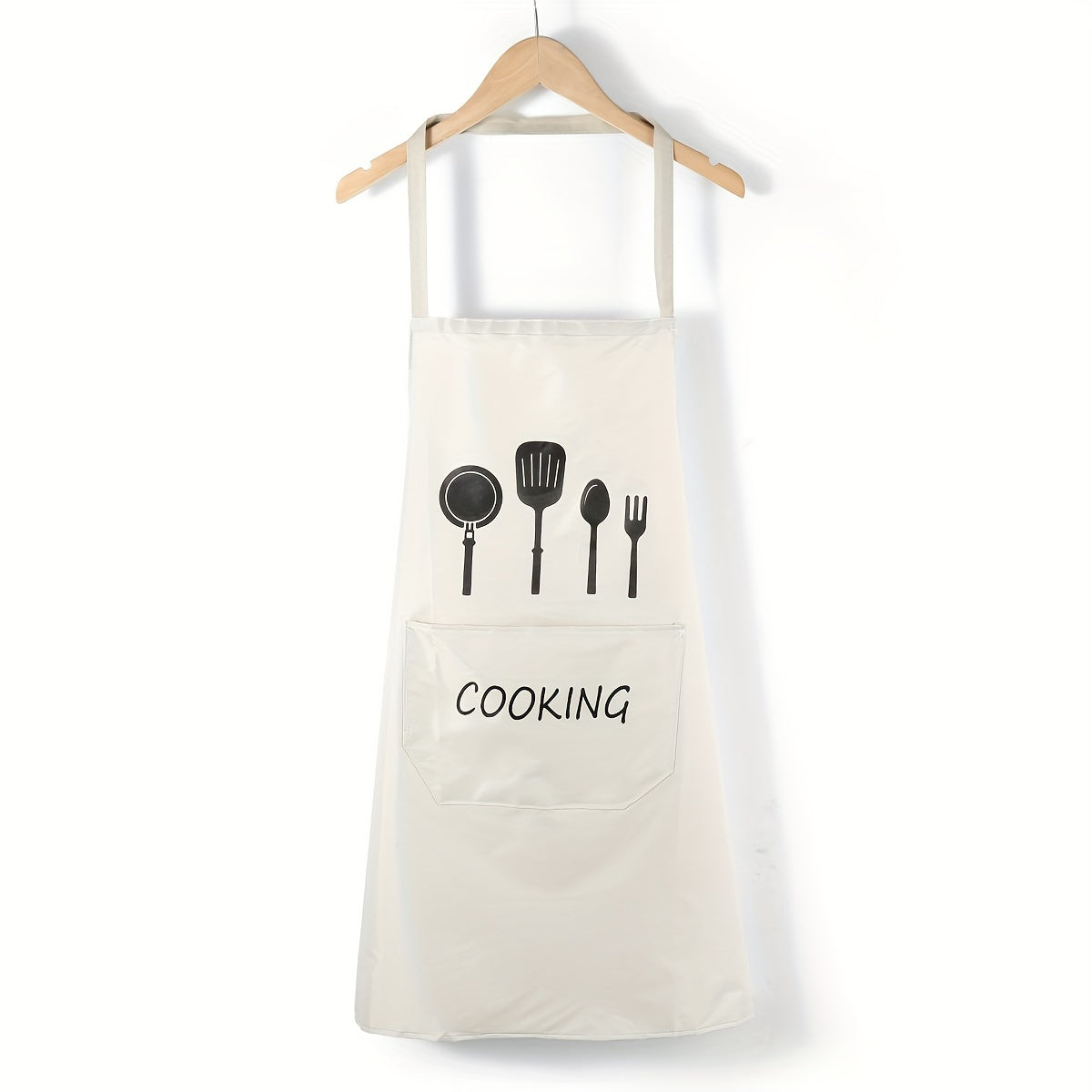 Waterproof Oil-Resistant Chef's Apron with Pockets for Kitchen Protection