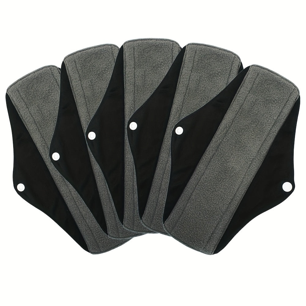 Reusable Menstrual Pads Set for Women with Wings Bamboo Cloth Heavy Flow