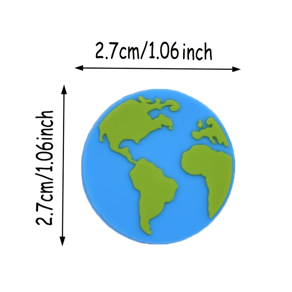 30 Pcs PVC Shoe Charms Pilot Planet Rocket Shoe Accessories for Kids