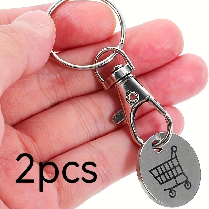 Shopping Cart Accessories Set with Coin Wallet Key Chain for Kitchen Supplies