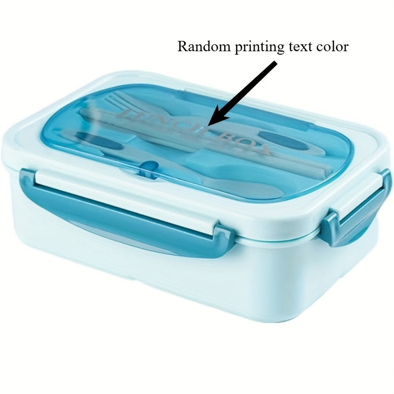 Sayohat uchun portativ tushlik qutisi va idishlar to'plami, oqib ketmaydigan oziq-ovqat saqlash konteyneri, mustahkam PC, ochiq havoda ish uchun piknik