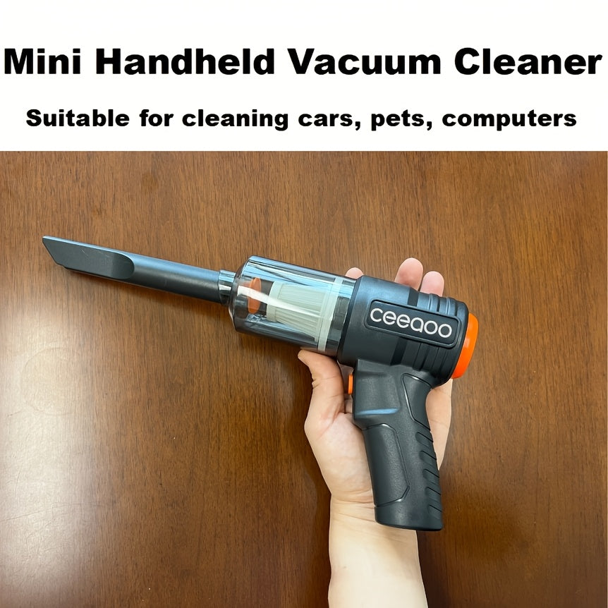 Handheld Vacuum Cleaner Kit for Cars and Home Lithium Battery Wireless Washable Filter