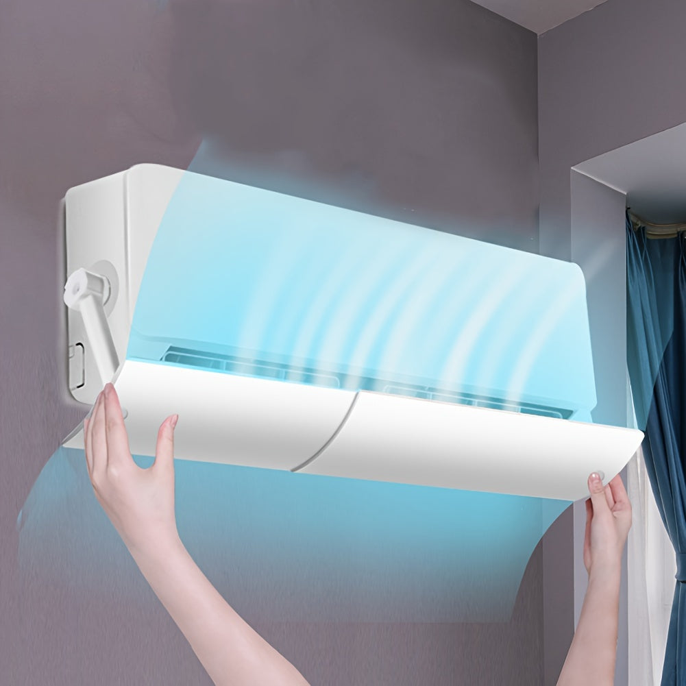 Adjustable Polypropylene Wind Deflector for Air Conditioners Universal Fit