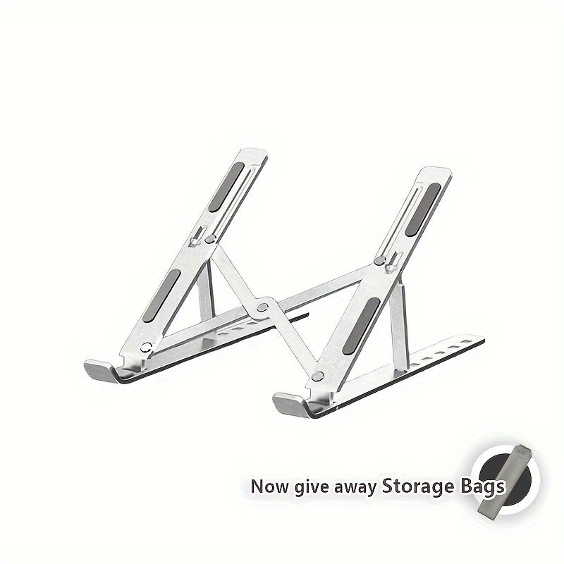 Aluminum Alloy Dual Cooling Gaming Laptop Stand Adjustable Foldable for Tablets Notebooks