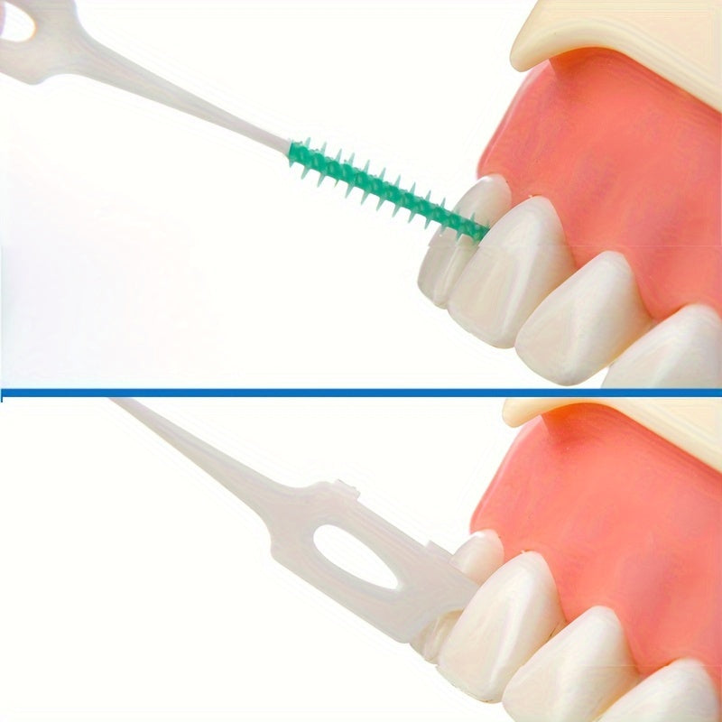 40/200pcs Dental Interdental Floss Brush Cleaners for Teeth Braces and Detail Cleaning