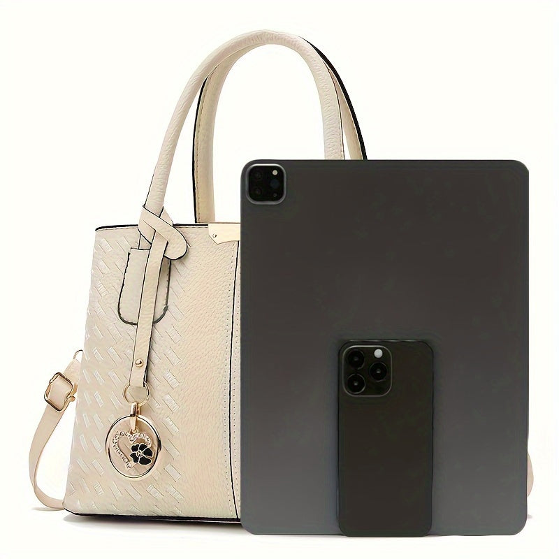 Onalar kuni uchun sovg'a: Katta sig'imli ayollar sumkasi - yangi ishga borish uchun sumka, oddiy to'plam sumkasi, zamonaviy va ko'p funksiyali yelka va kesish sumkasi.