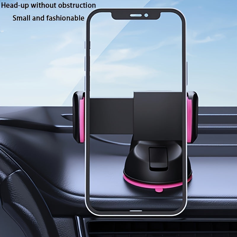 Soporte universal para coche para teléfono, rotación de 360°, fuerte succión, compatible con smartphones