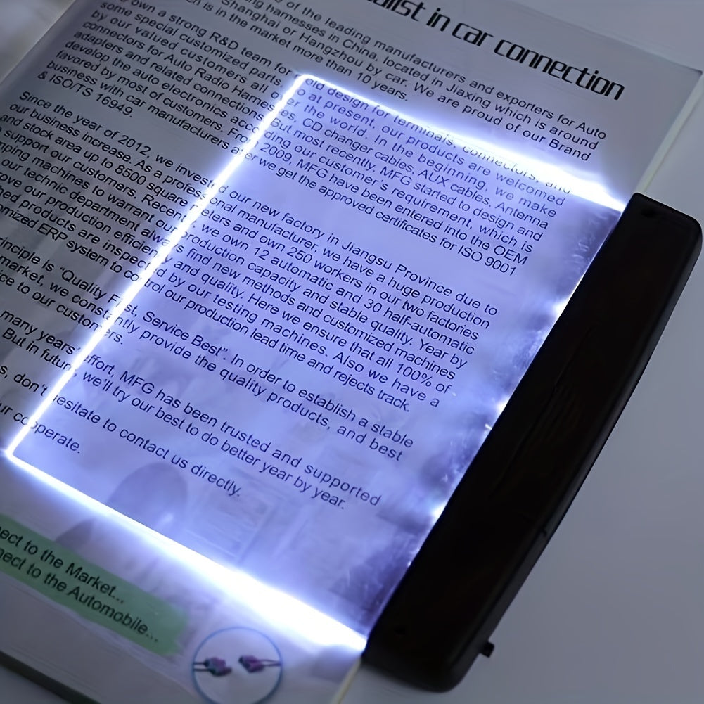 Book Reading Lamp with Eye-Protecting LED Clip-On Light for Nighttime Reading