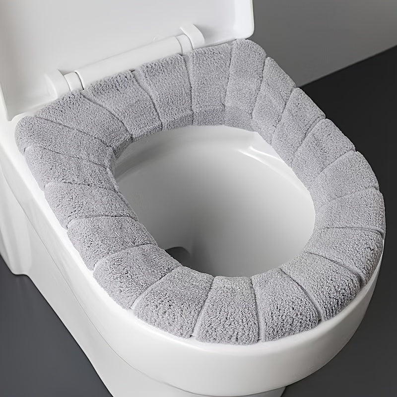 Waterproof Toilet Seat Cover with Removable Cushion for Comfort and Hygiene