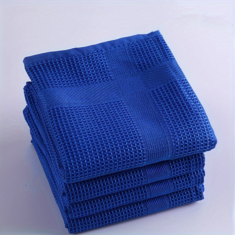 Микрофибровые салфетки для уборки 40x40см, без разводов, для стеклянных зеркал, кухонные полотенца