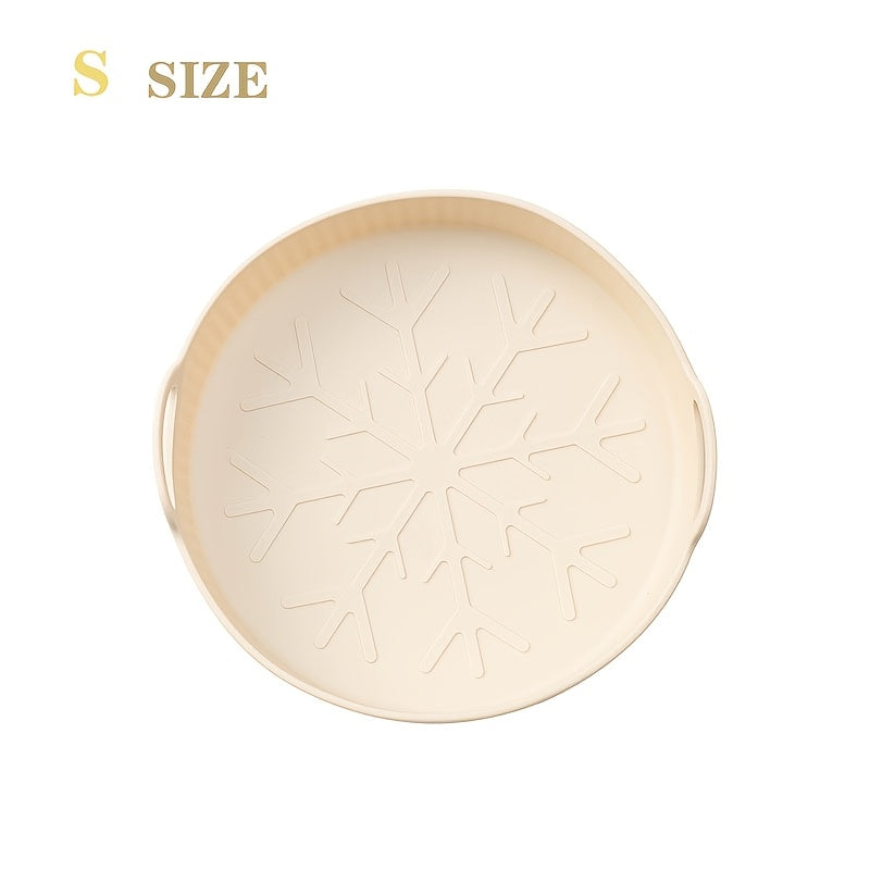 Reusable 8-Inch Silicone Air Fryer Liner Non-Stick High Temperature Basket Mat