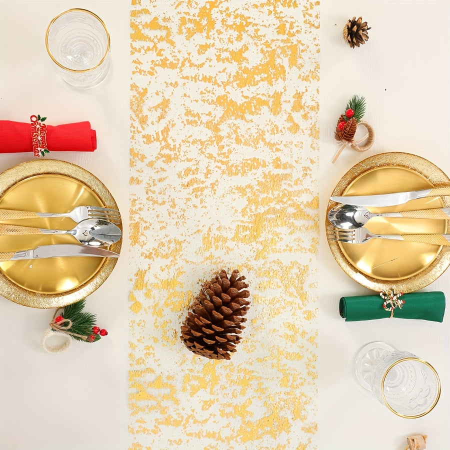 Caminador de mesa de lentejuelas doradas de color sólido para boda, despedida de soltera, decoración de fiesta de cumpleaños