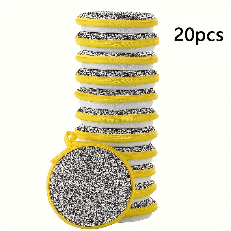 12/20 антибактериальных кухонных губок для чистки с двусторонними неабразивными губками