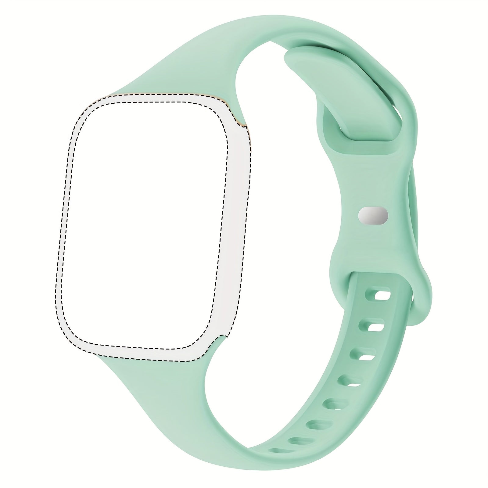 Slim Silicone Watch Bands for Men Women Compatible with Apple Watch Series 1-10 Ultra SE 38mm 40mm 42mm 44mm 45mm 49mm