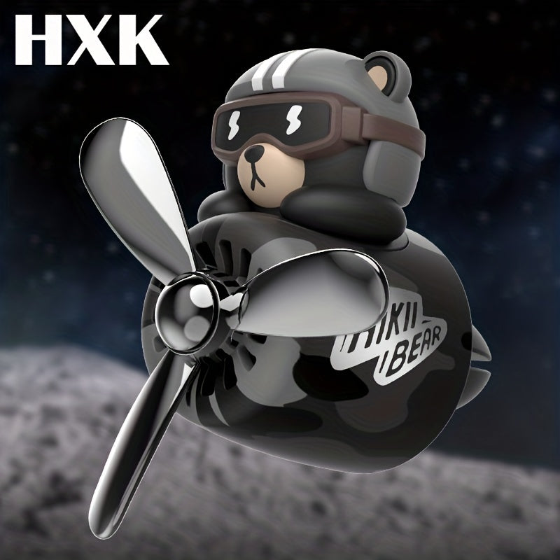 Men Car Air Freshener Camouflage Bear Pilot Vent Clip Perfume Diffuser