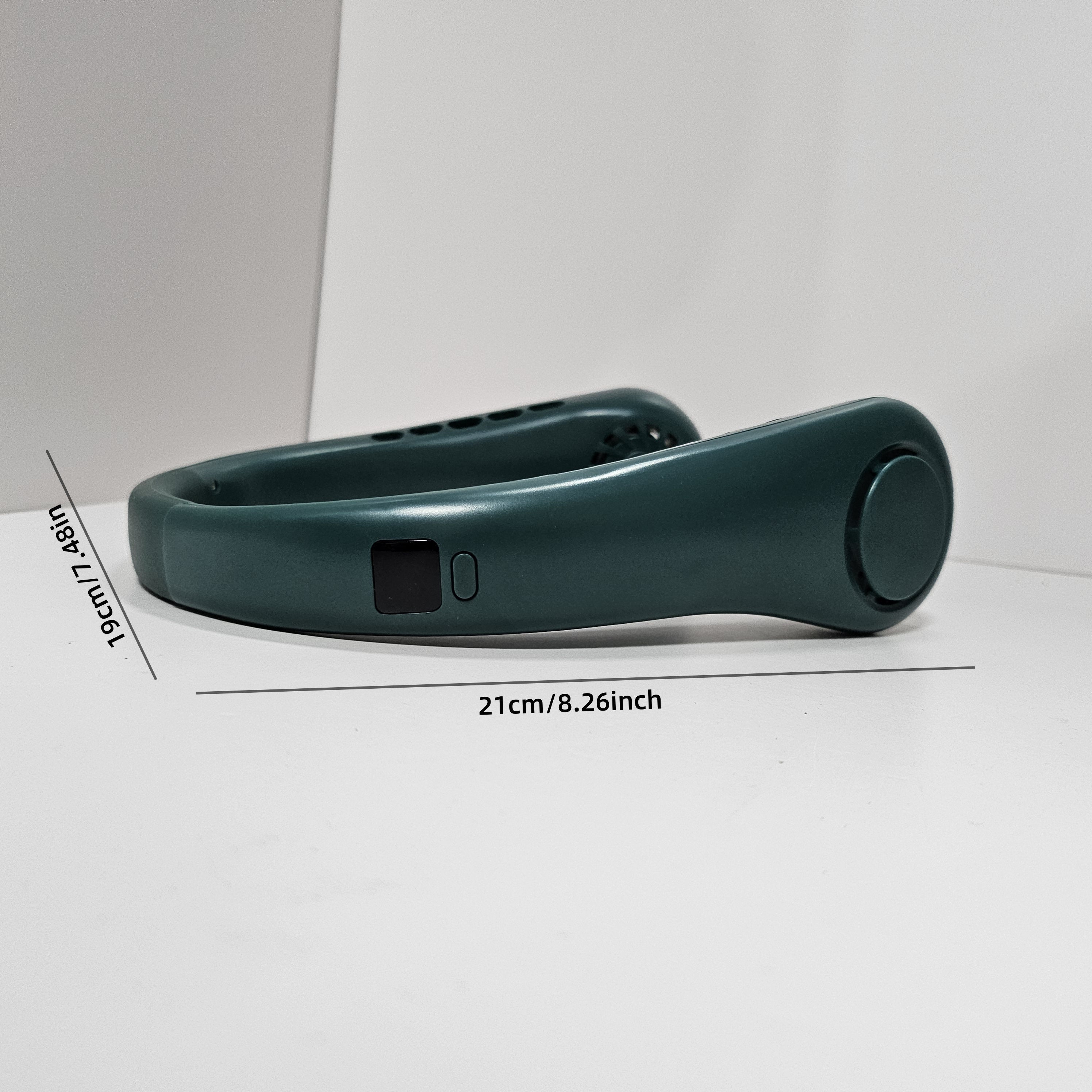 Portable Neck Fan USB Rechargeable Bladeless Personal Cooling Fan with 5 Speeds Adjustable Angle Long Battery Life