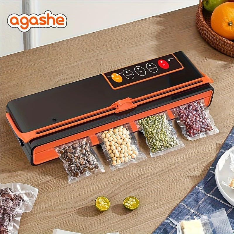 SX-168 Вакуумный упаковщик для сухих и влажных продуктов, мешки 32.0 см, рулонный отсек и нож, американская вилка для зимы