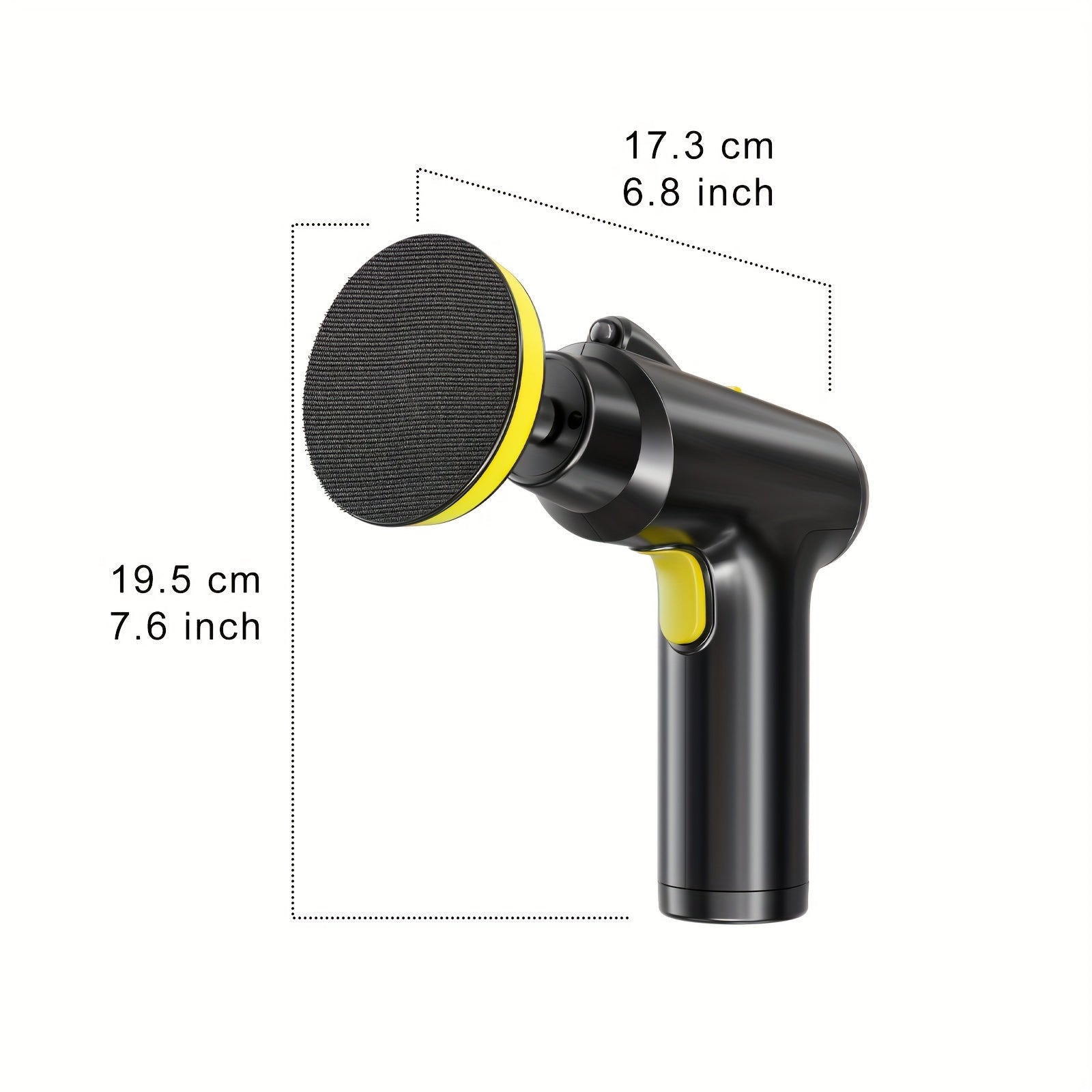 Rechargeable Cordless Car Polisher with 2000mAh Lithium Battery and USB Charging