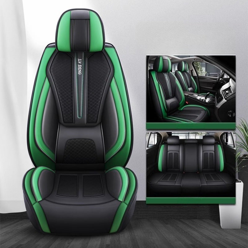 Universal Car Seat Covers Black Red All-Season Durable Seat Protectors