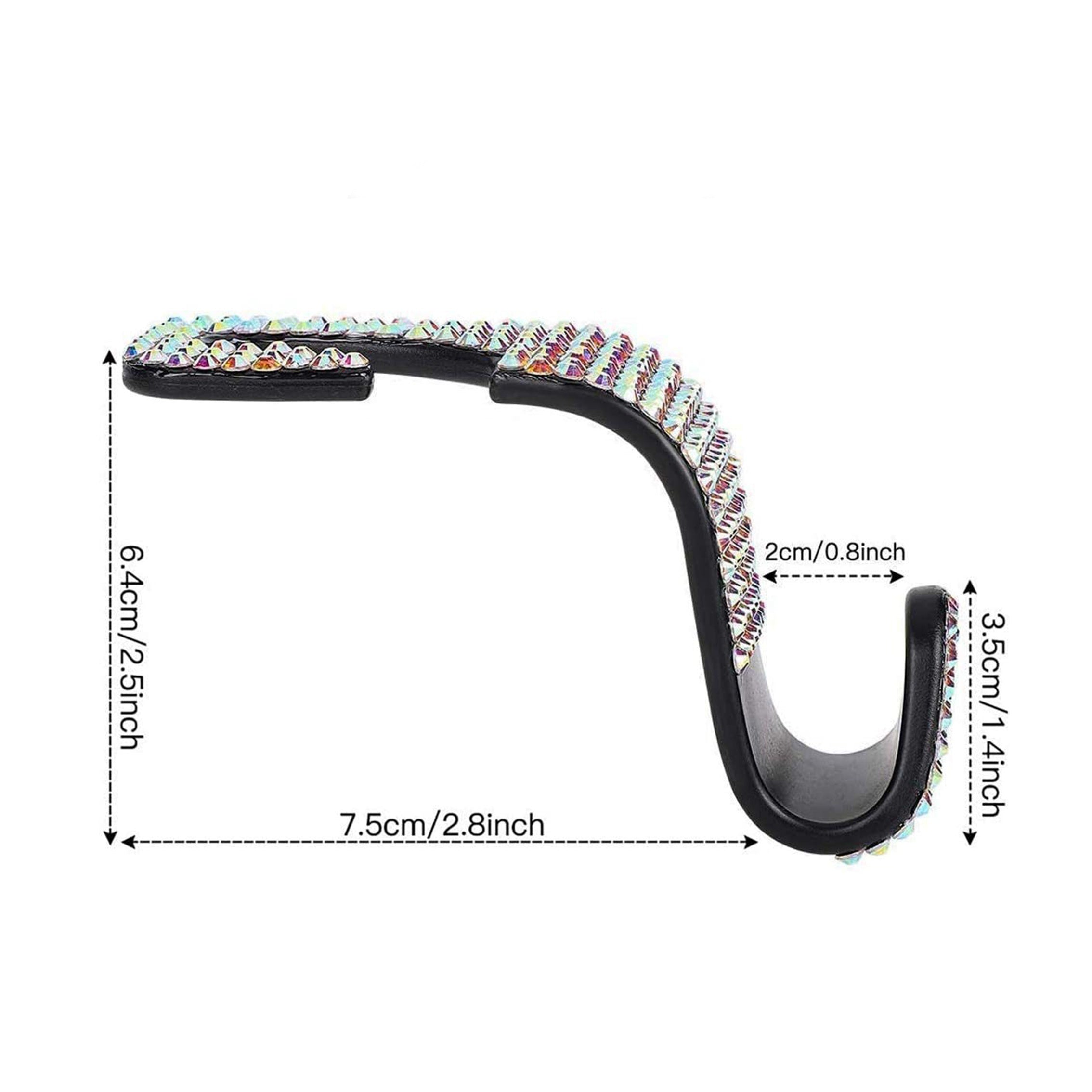 Ayollar uchun olmos bilan bezatilgan avtomobil uchun qulfli saqlash joyi va o'rindiq tashkilotchisi