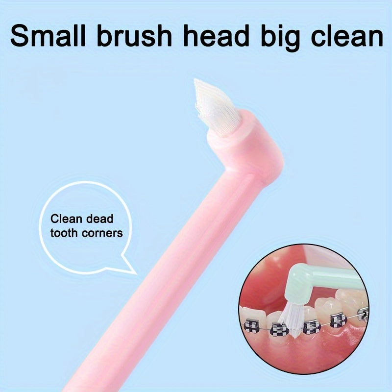 Interdental Brush Nylon Bristles Medium Stiffness for Adults Effective Cleaning