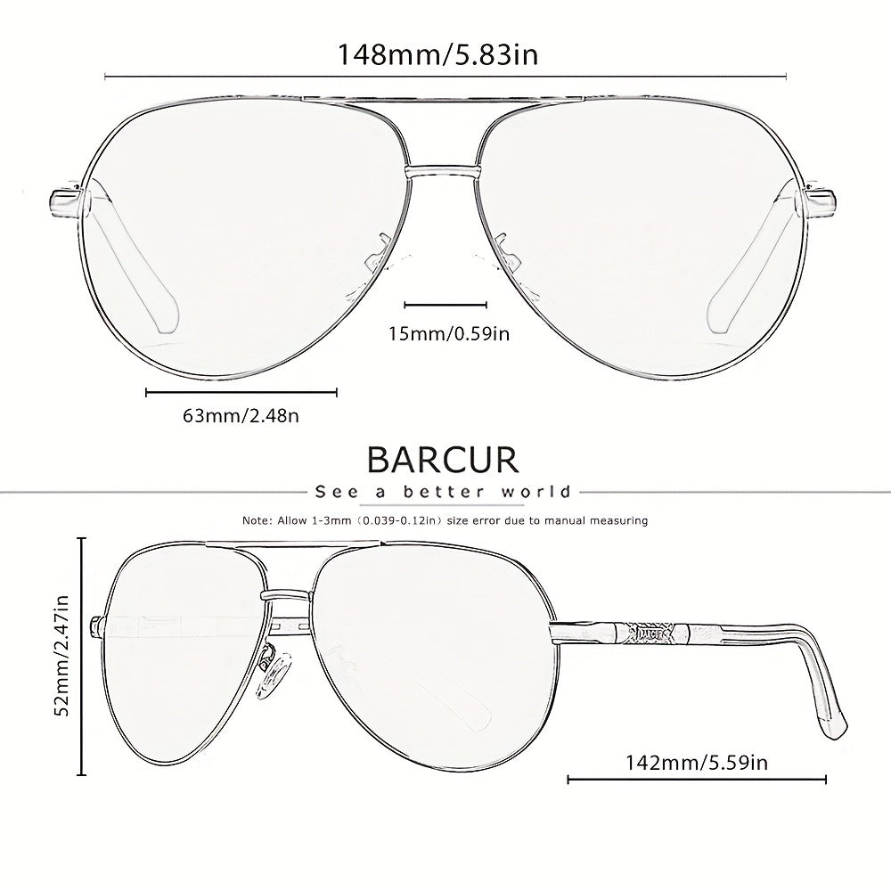 Men's Polarized Driving Sunglasses UV Protection Gift