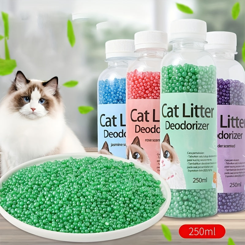 Perlas desodorizantes para arena de gato de origen vegetal natural Neutralizan olores Aroma fresco No tóxico