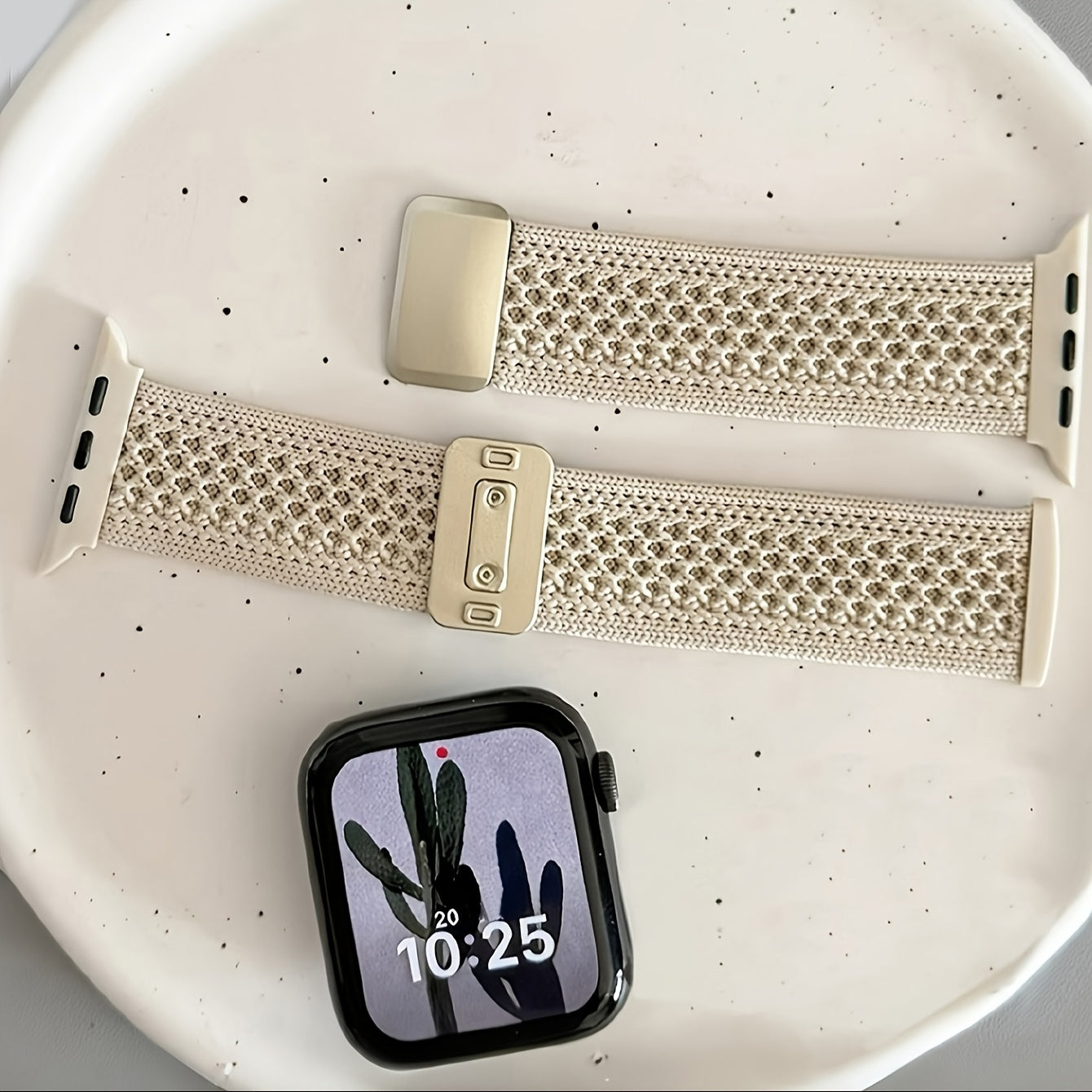 Nylon Braided Magnetic Buckle Watch Strap for Apple Watch Series Ultra S10 S3 38mm 49mm Men Women