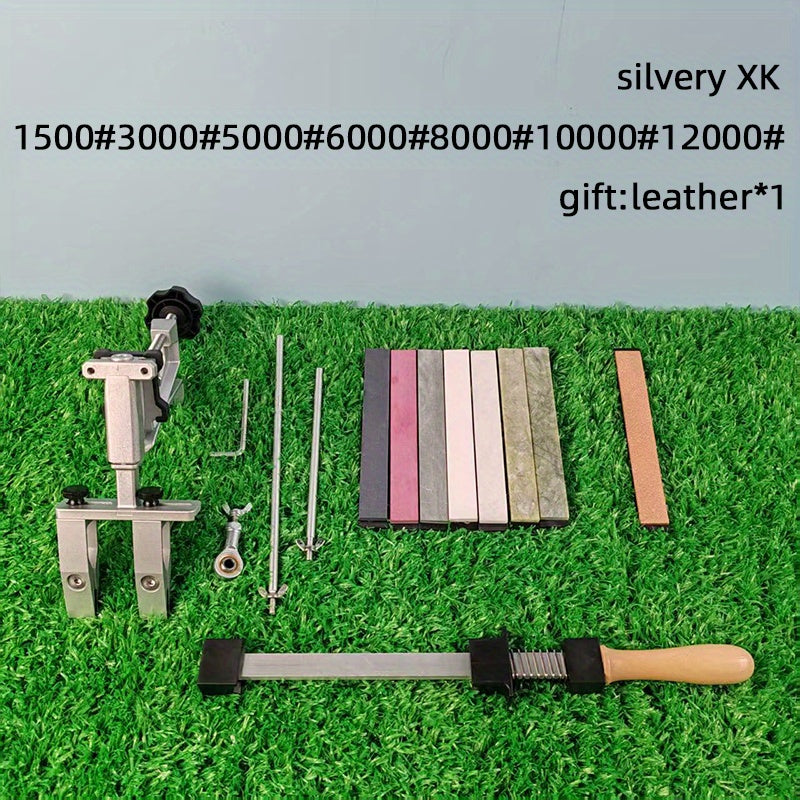 Kitchen Knife Sharpener Kit Adjustable Fixed Angle Easy Sharpening Horizontal Vertical