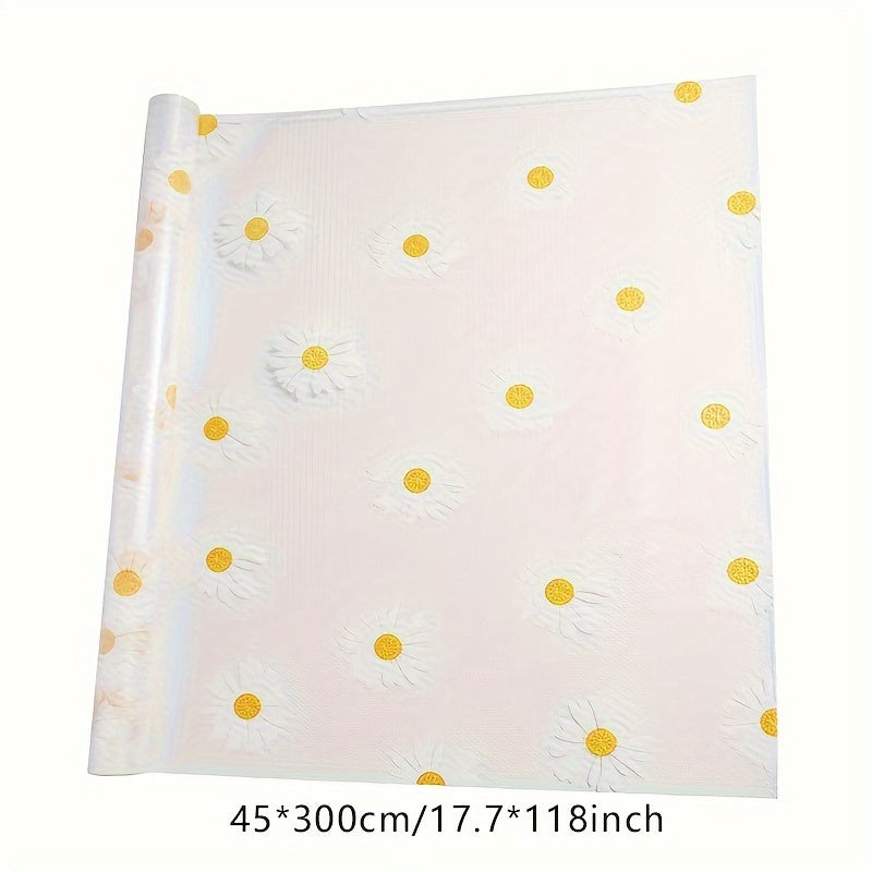 Rollo de forro para estantes a prueba de agua, aceite, moho y resistente a la humedad para armarios y cajones