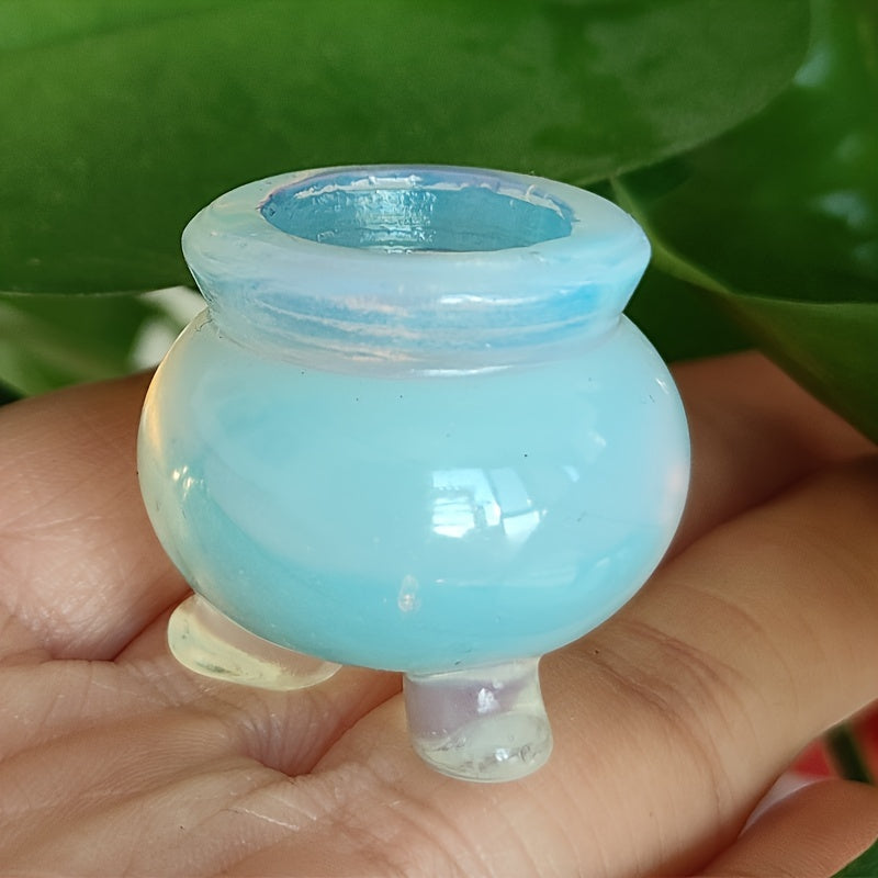 Натуральный подставка для благовоний из кварцевого кристалла с энергетическими камнями для домашнего декора