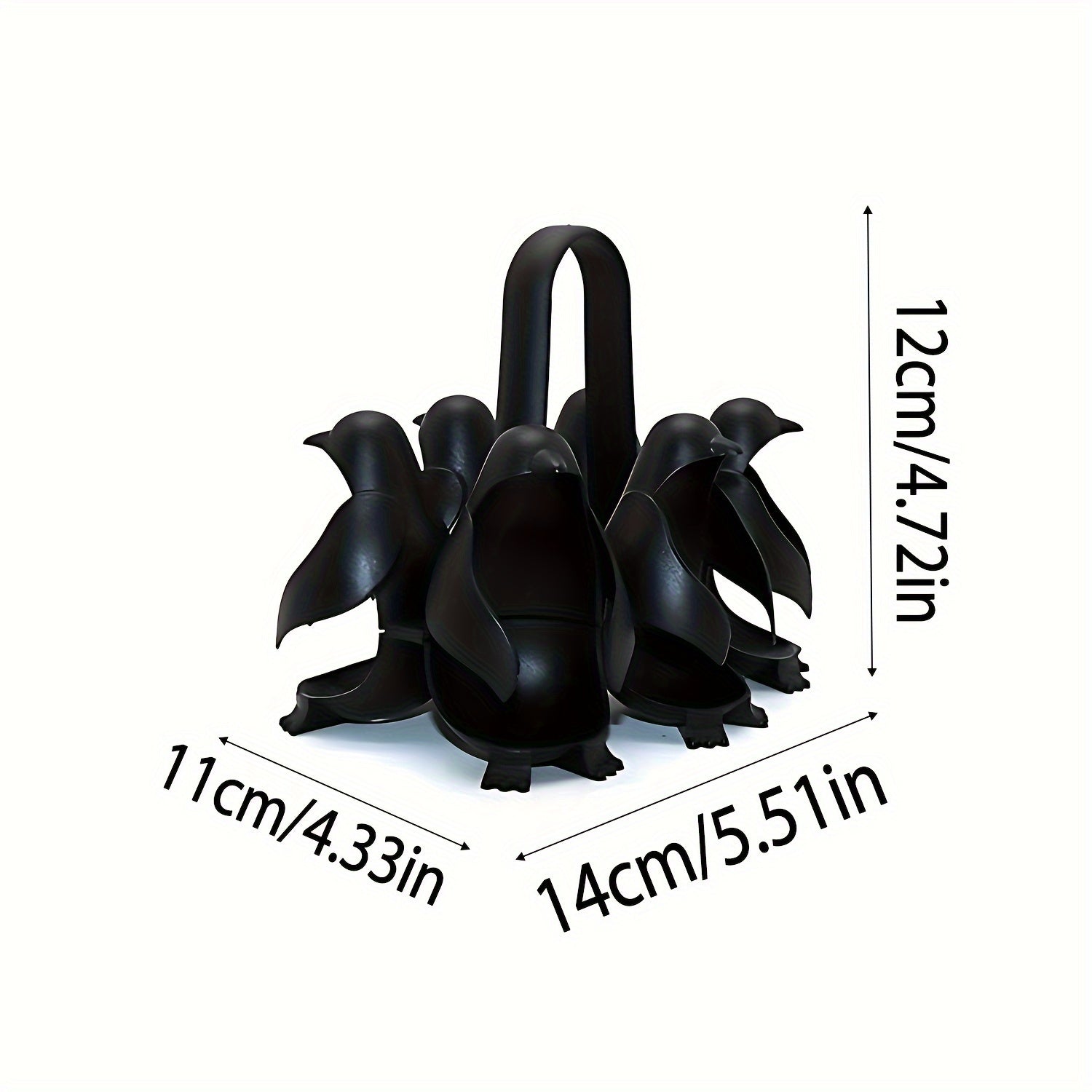 Plastikdan tayyorlangan 6 ta Penguin Egg Cookers to'plami, qattiq va yumshoq tuxumlarni qaynatish uchun ideal. Bu oziq-ovqatga xavfsiz oshxona qurilmasi Rojdestvo, Tashakkur bayrami, Ona kunlari va Mehnat bayrami uchun ajoyib sovg'a fikridir.