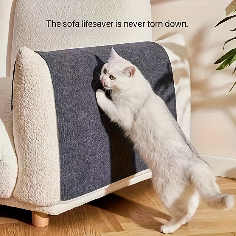 Hairless Cat Scratching Post and Wall Sticker Protects Sofas and Carpets
