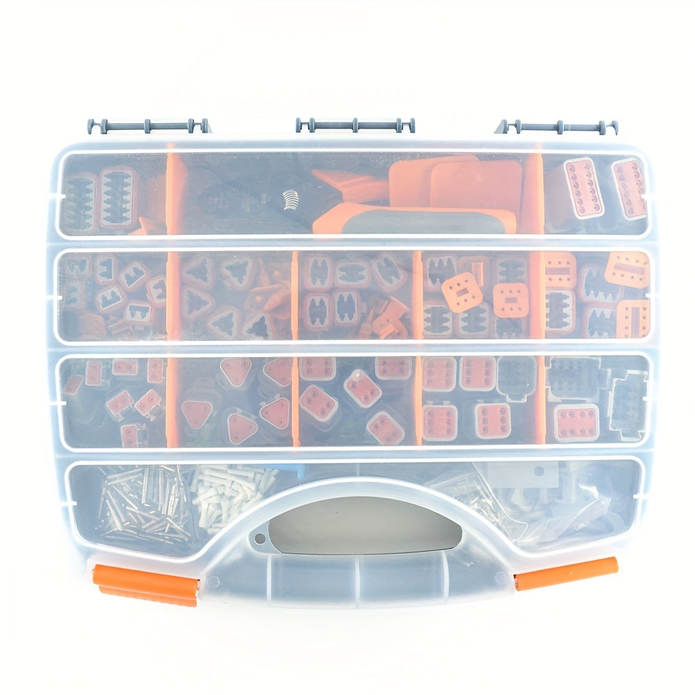 Kit de conectores automáticos impermeables para la serie Deutsch de 2 a 12 pines con herramientas de crimpado