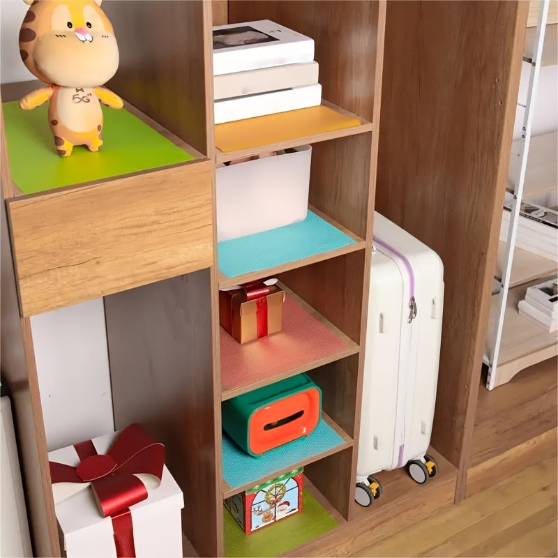 4 ta muzlatgich qoplamasi mato to'plami: Qayta ishlatiladigan, suv o'tkazmaydigan va yog' o'tkazmaydigan - Polkalar, muzlatgich, shkaflar, kabinetlar va tortmalar uchun ideal!