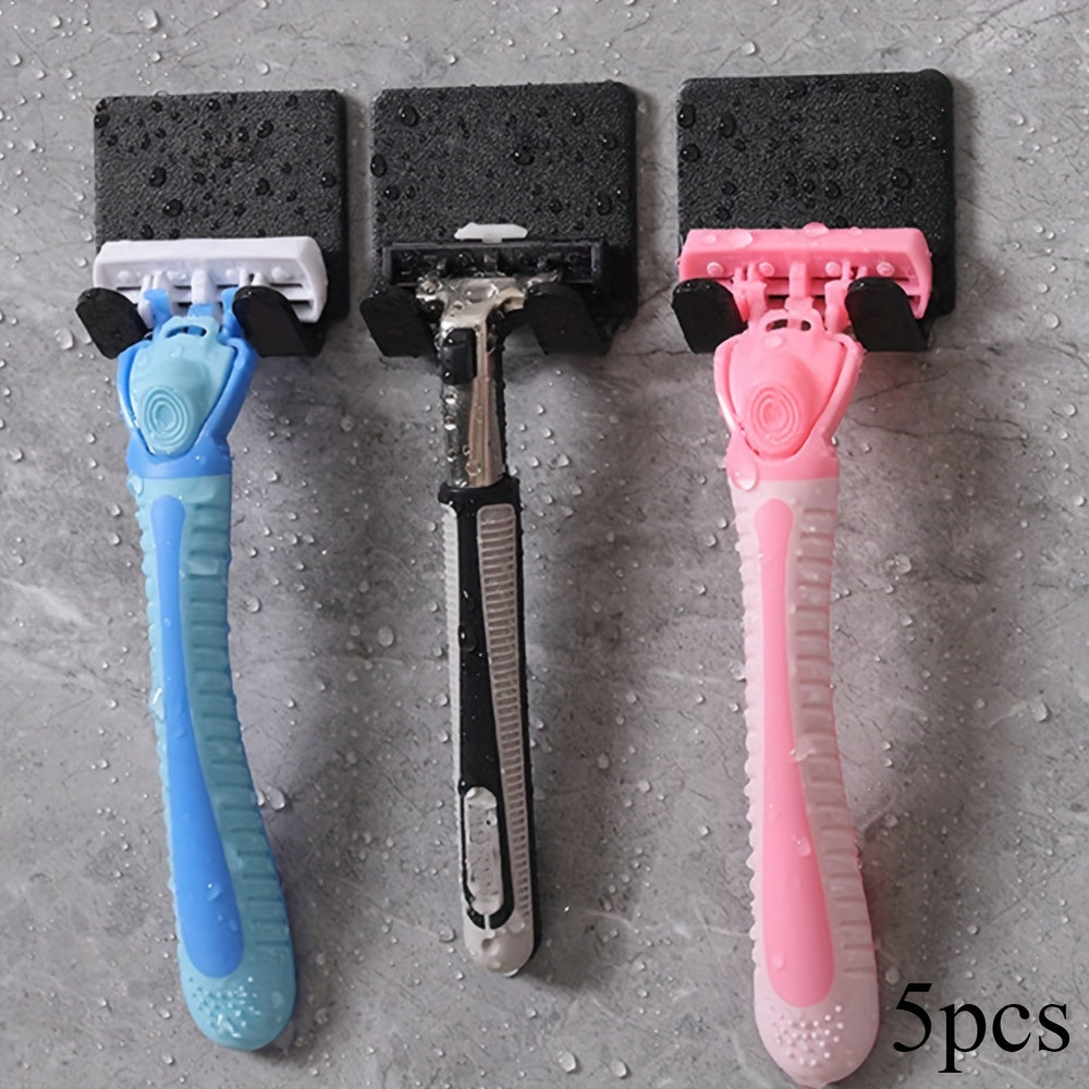 Wall Mounted Razor Holder Bathroom Shaver Storage Rack Minimalist Wall Hook