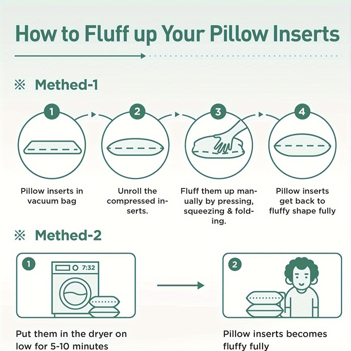 4-Pack Polyester Pillow Inserts for Sofa and Bedroom Decor with Space Theme