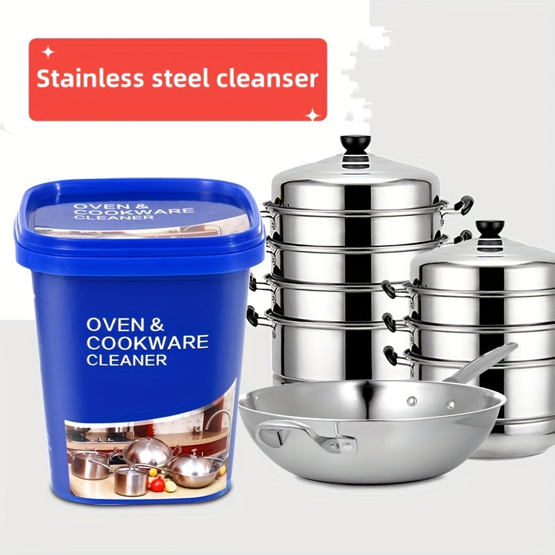 Stainless Steel Cleaning Paste 500g for Metal Surfaces Citrus Scented with Coconut Oil