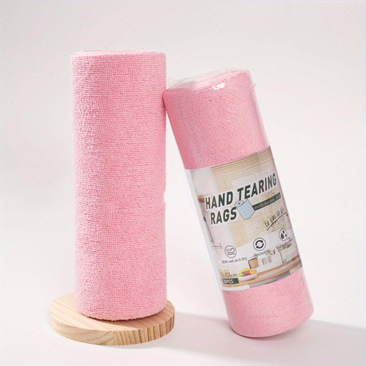 Qayta ishlatiladigan mikrofiber tozalash sochiqlari, 20 ta paket, oshxona matolari, idish choyshablari